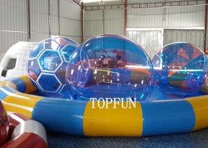 Wholesale CE 7.3 m Diameter Plastic Swimming Pool With Water Walking Ball from china suppliers