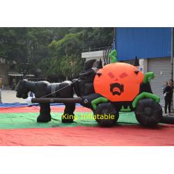 China Pumpkin Carriage Airblown Inflatable Advertising Products For Yard for sale