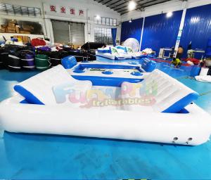 Wholesale Commercial Plato Inflatable Boat Toys Blow Up Floating Island from china suppliers