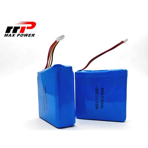 PC905050 5900mAh 3.7V Lithium Polymer Battery For Vehicle GPS Device KC Certified