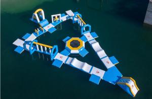 Wholesale Triangular Inflatable Water Park Obstacle Course Water Bounce House from china suppliers