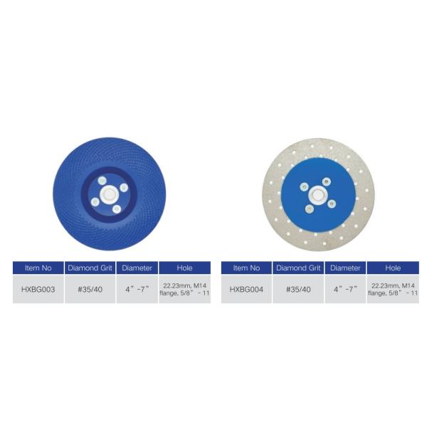 High Performace Vacuum Brazed Diamond Grinding Wheel for Concrete