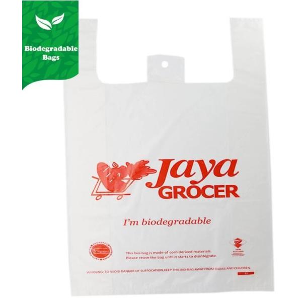 Biodegradable Compostable PBAT Handle Bag,Compostable Handy Bag, Die Cut Handle, Soft, Handle Compostable Trash Bag