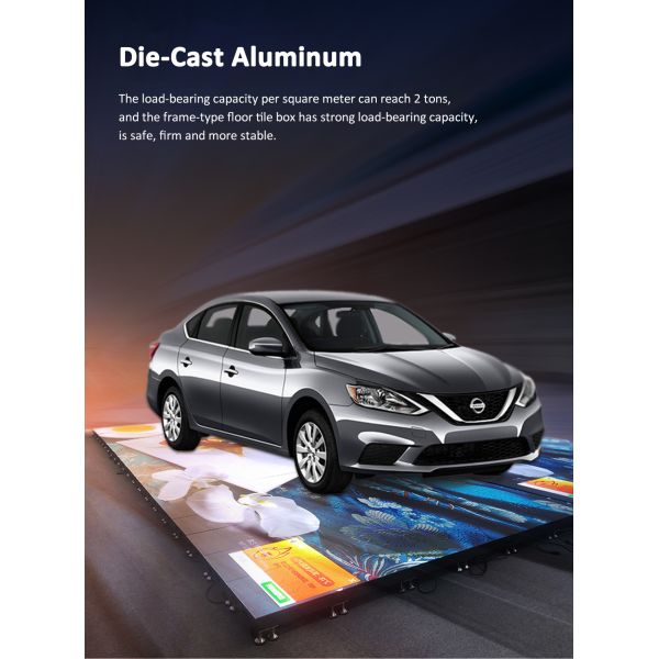 Shopping Mall Sensor Interaction Floor Standing Touch Stage LED Screen Dance Floor LED Display