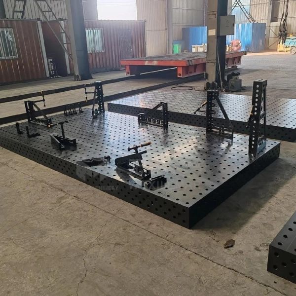 100×100mm Grid Modular Welding Workbench with Clamping System