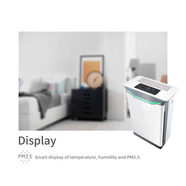 HOMEFISH H11 HEPA Negative Ion UV Air Purifier With PM2.5 Display