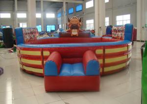 Wholesale Attractive Inflatable Rodeo Bull , Funny Theme Inflatable Bull Ride Digital Printing from china suppliers