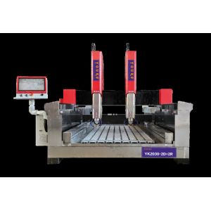 Wholesale Flat Circular Stone Carving CNC Machine Engraving Dual Purpose 380V from china suppliers