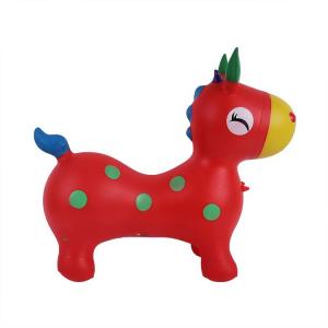 China Middle size inflatable animal toys jumping donkey on sale