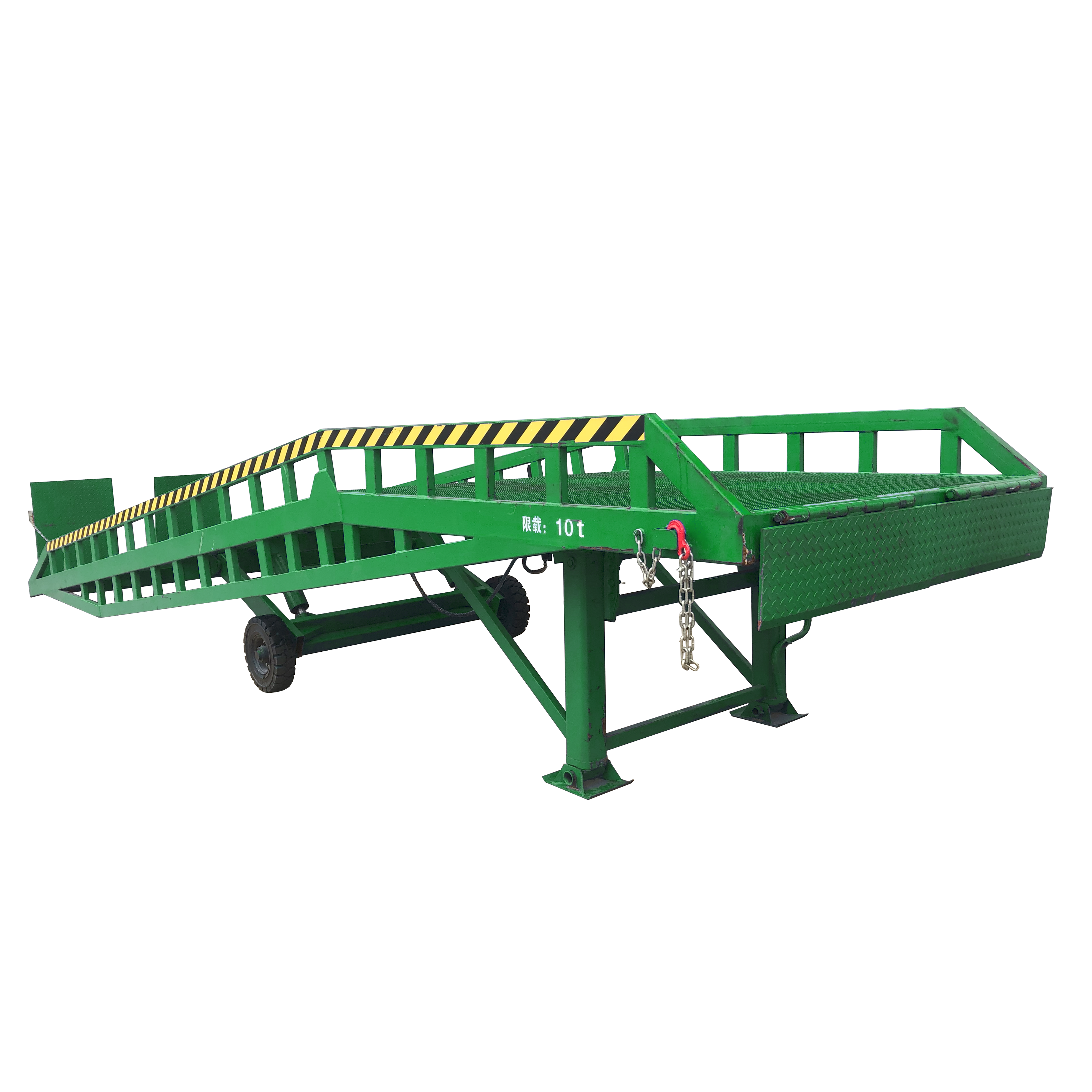 10 Tons Loading Capacity Mobile Dock Ramp , Container Loading Ramp