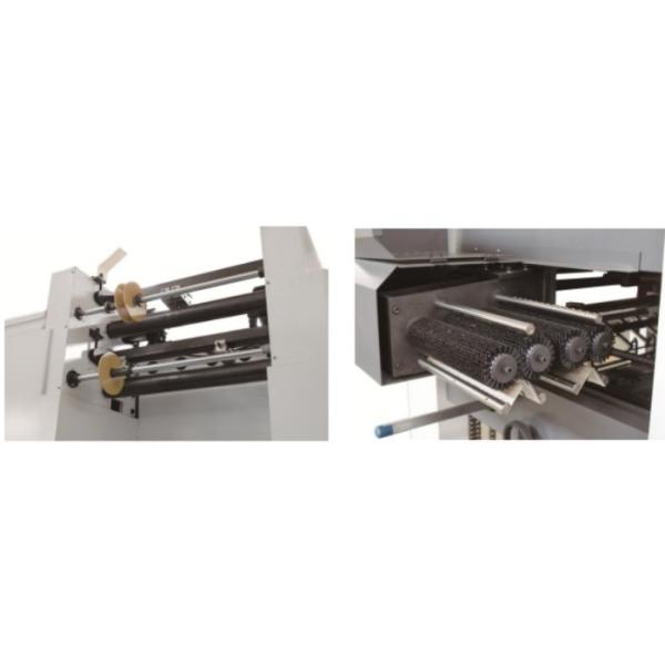 Double Unit Automatic Hot Foil Stamping Machine Hot Embossing And Die-Cutting And Stripping For Packing Paper And Puzzle