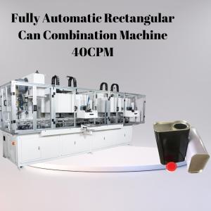 Wholesale Fully Automatic Rectangular Can Combination Machine 40cpm from china suppliers