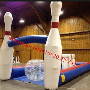 China inflatable bowling set , inflatable bowling game , inflatable human bowling game on sale