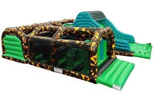 Wholesale Army Inflatable Obstacle Courses Backyard Bouncy Castles Obstacle Course For Rent from china suppliers