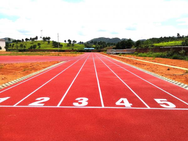 Quality 13mm PU Sports Flooring For Synthetic Athletic Track for sale