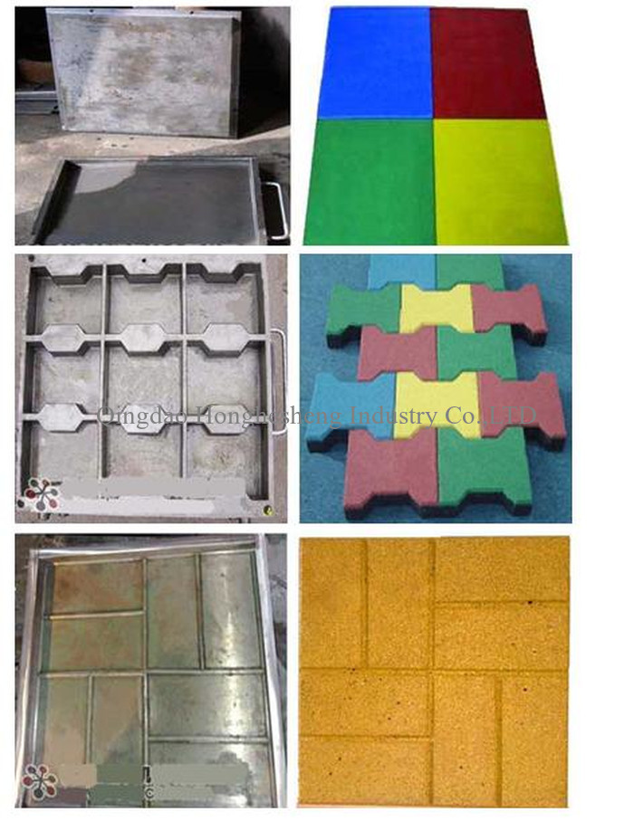 Playground Rubber Mat Vulcanizing Machine Outdoor