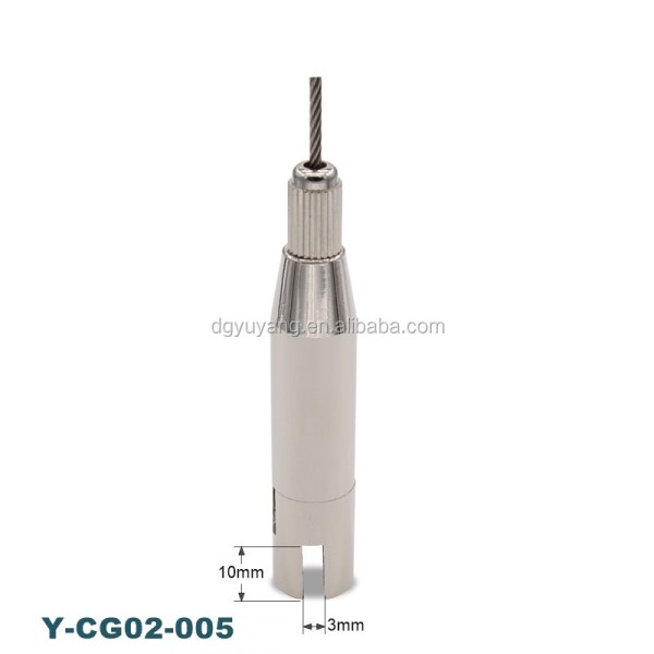 OEM Custom Brass Ceiling Wire Suspension Kit Acoustic Panel Cable Clips Category with Cable Clamp