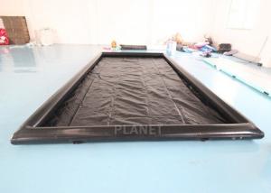 China Black Portable Garage Floor 10'x20' Inflatable Car Wash Mat on sale