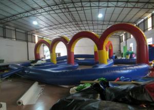 Wholesale Outdoor Race Track Inflatable Sports Games 12 X 12m 0.55mm Pvc Tarpaulin Fireproof from china suppliers