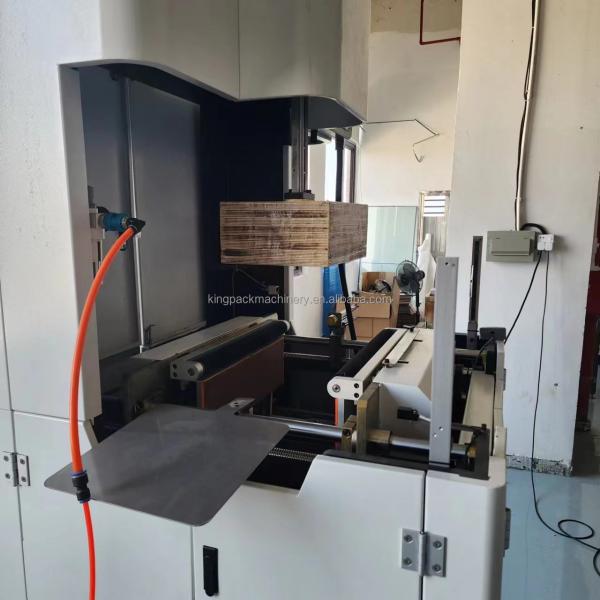 Gift Paper Box Forming Machine 15-25PCS/MIN Rigid Box Wrapping Machine