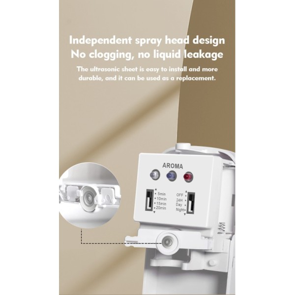 App Controlled Ultrasonic Aromatherapy Diffuser 101 - 200 ML Capacity 8dB Noise For Hotels And Households