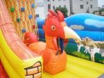 Inflatable Bouncy Castle With Fun City And Moonwalk Bounce For Adult And