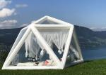 Outdoor Portable Clear Pvc Inflatable Camping Tent With Airtight Frame For