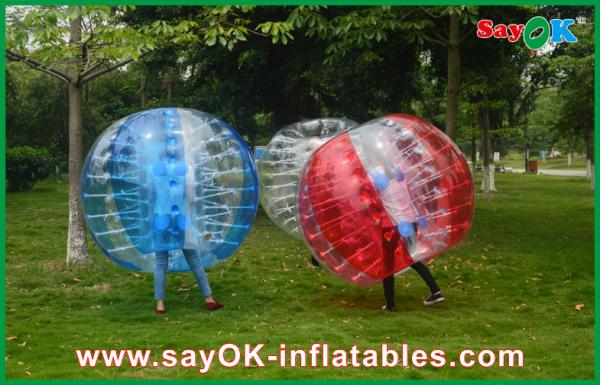 Wholesale Human Inside Bubble Soccer Ball Suit Bumperball PVC Inflatable Body Bumper Ball For Family Sports