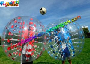 Wholesale Colorful TPU Inflatable Bumper Ball , Zorb Bubble Soccer Ball For Humans from china suppliers