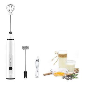 China USB Rechargeable Immersion Blender Mini Frother For Cappuccino Latte Coffee Egg on sale