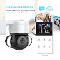 China Waterproof Outdoor PTZ Camera 4MP 10X Optical Zoom WiFi Two Way Audio for sale
