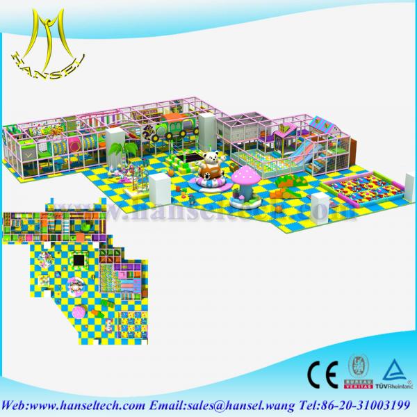 Quality Hansel Kids Attractions Indoor Play Centers Commercial Playground Equipment for sale