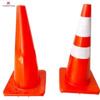 PVC 28inch Safety Barrier Cones For Traffic Control 700mm Road Safety Barrier for sale