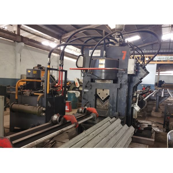 Power Tower Used Cnc Angle Steel Punching Shearing Machine Line With CNC Feeding Trolley
