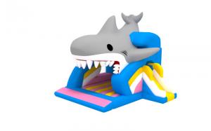 Wholesale Kids Play Fun Shark Themed Inflatable Bouncy Castle Fun Combo from china suppliers