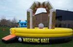 Funny PVC Inflatable Demolition Games Fire Retard ,Inflatable Wrecking Ball For