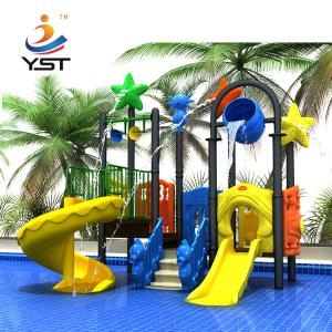 Wholesale 2.5 Mm Thickness Commercial Water Slides For Water Park Powder Coated from china suppliers
