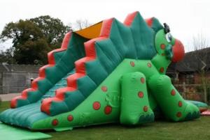 China Custom Size Inflatable Water Slides Dinosaur Bounce House For Kids on sale