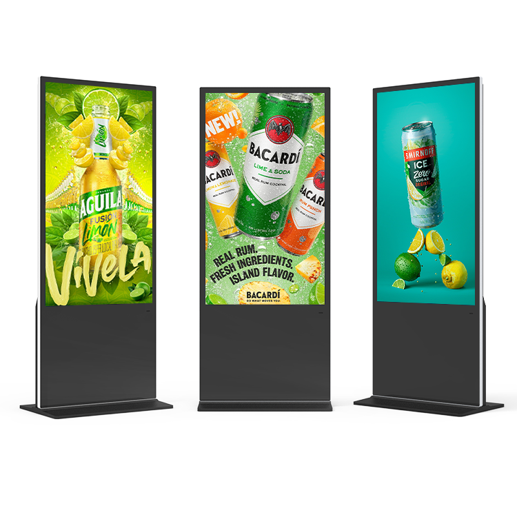 43 Inch Optional Touchscreen Enabled Digital Signage Supporting Windows and Android for Wall-mounted Free-standing or Ceiling-mounted Installations