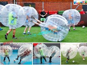 China Transparent Body Zorb Ball / Bubble Football Ball / Bubble Bumper Ball With TPU on sale