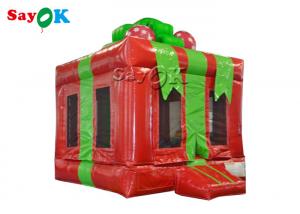 Wholesale Commercial Christmas Inflatable Bouncy Castle Silk Printing from china suppliers