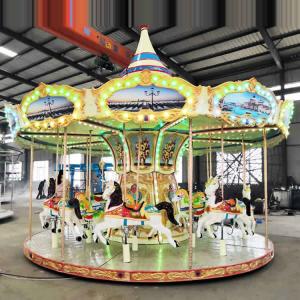 Wholesale European Style Horse Carousel Ride 16 26 Seats Customized Decoration from china suppliers