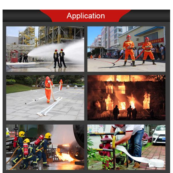 30m EPDM PVC Fire Fighting Hose Reel 1.6MPa Ozone Resistance