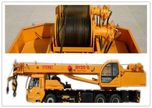 China 25t Faw Hydraulic Truck Crane 70km / H Max Traveling Speed For Building Site on sale