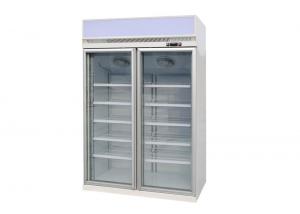 Wholesale Digital Thermostat Upright Glass Door Freezer With Led Canopy Light from china suppliers