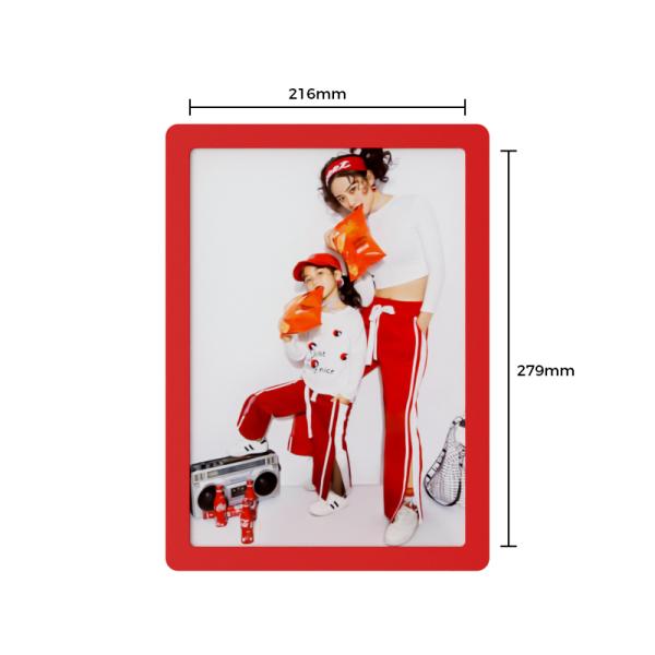 Wall Self Adhesive Mounting Frame Sign Holder Document Pocket