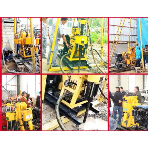 Durable Borehole Drilling Machine XY1A Diesel Powered Rig Suitable for Deep Earth Sample Collection