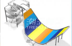 Wholesale Swing Aqua Park Equipment Fiberglass Slide For Outdoor Water Amusement Park from china suppliers