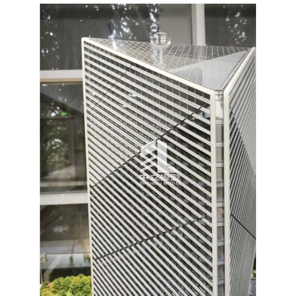 Real Estate Scale Model 1:100 Skyscraper Scale Models LED Illuminated