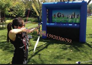 China inflatable archery , archery inflatable game , Archery Hoverball  Interactive Games on sale
